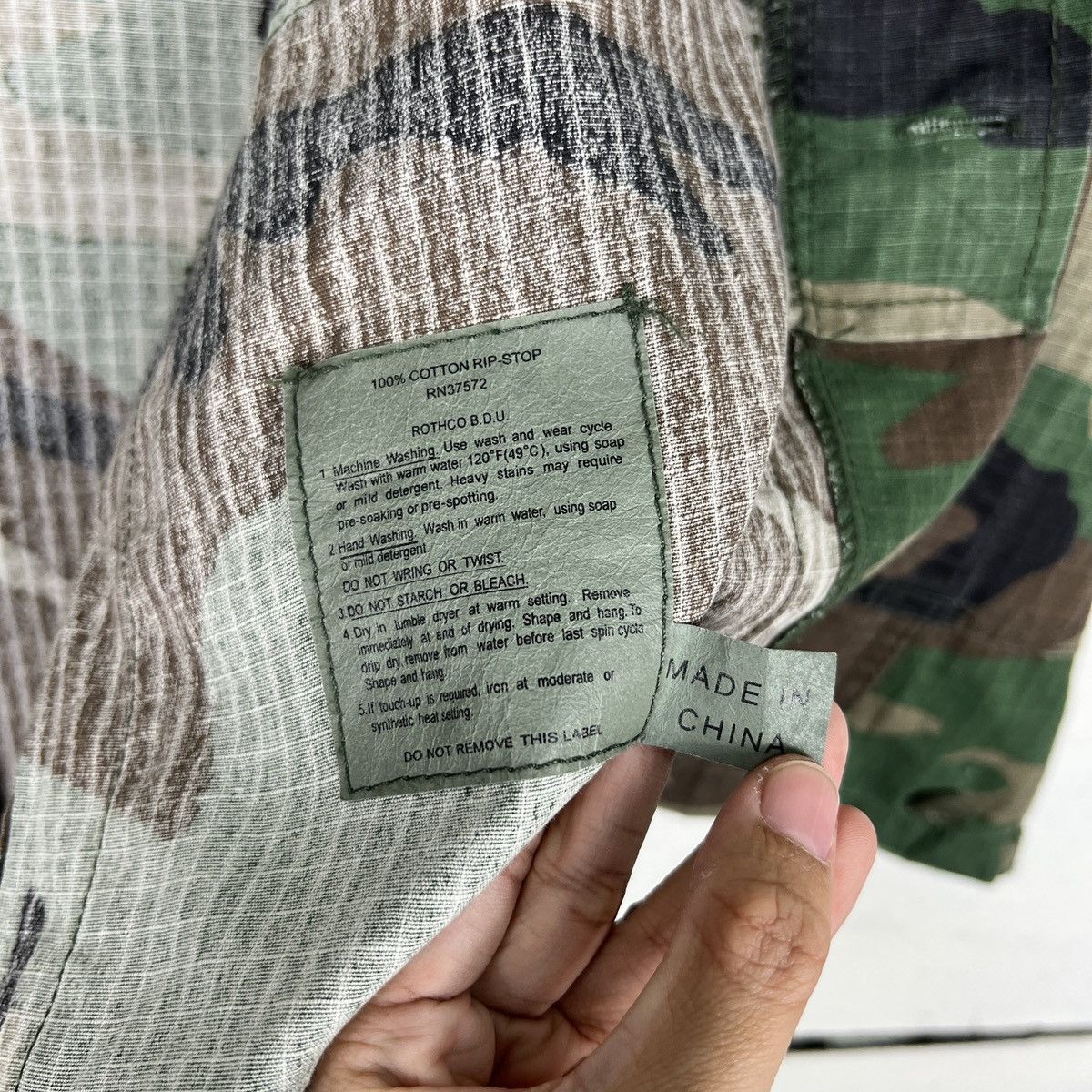 Woodlands 🔥 ROTCHO BDU RIPSTOP CAMO JACKET Size US S / EU 44-46 / 1 - 16 Thumbnail