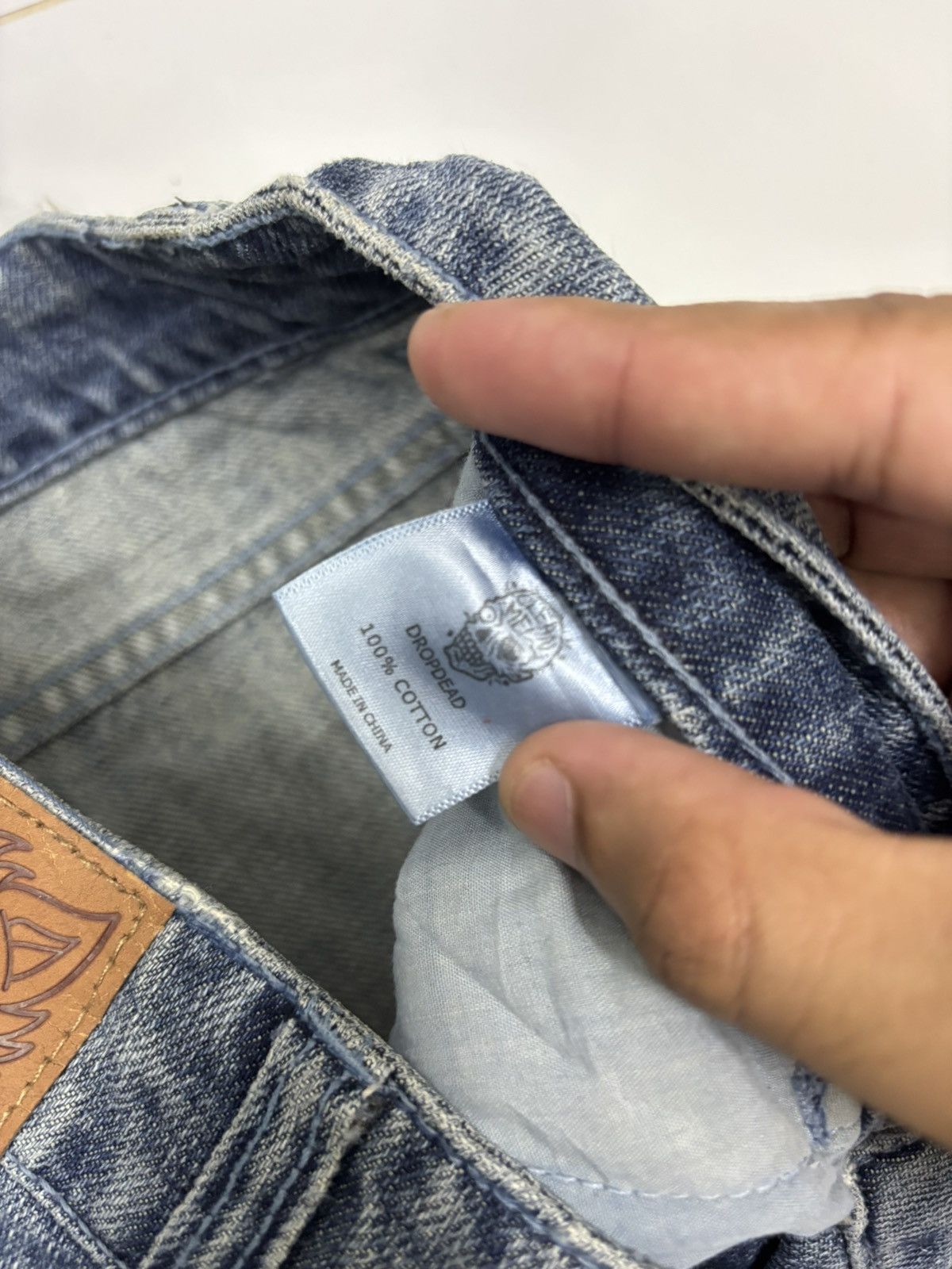 Drop Dead × Drop Dead Clothing Drop Dead Skinny Slim Fit Distressed Denim Jeans Size 30" / US 8 / IT 44 - 9 Thumbnail