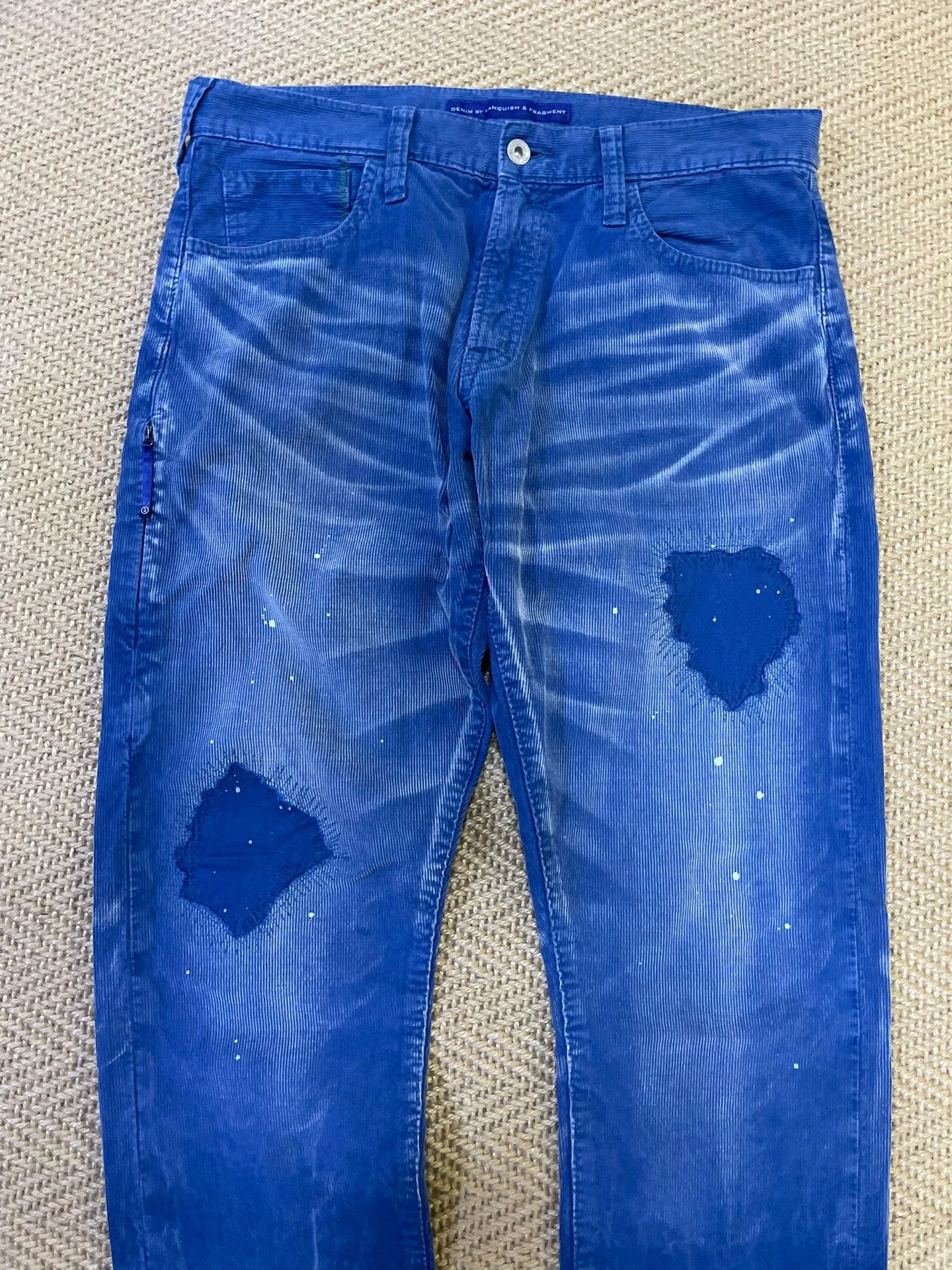 Vanquish VANQUISH & FRAGMENT DENIM Cords Blue Washed W34 Size US 34 / EU 50 - 3 Thumbnail
