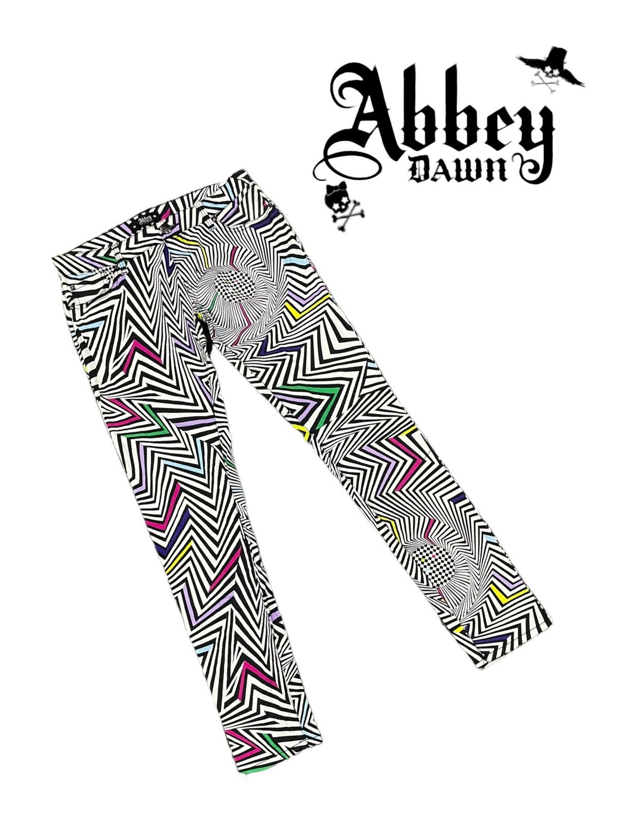 Girl Skateboards × Hysteric Glamour × If Six Was Nine Avril Lavigne Abbey Dawn Skate8 Statement Skinny Pants Size US 30 / EU 46 - 5 Thumbnail
