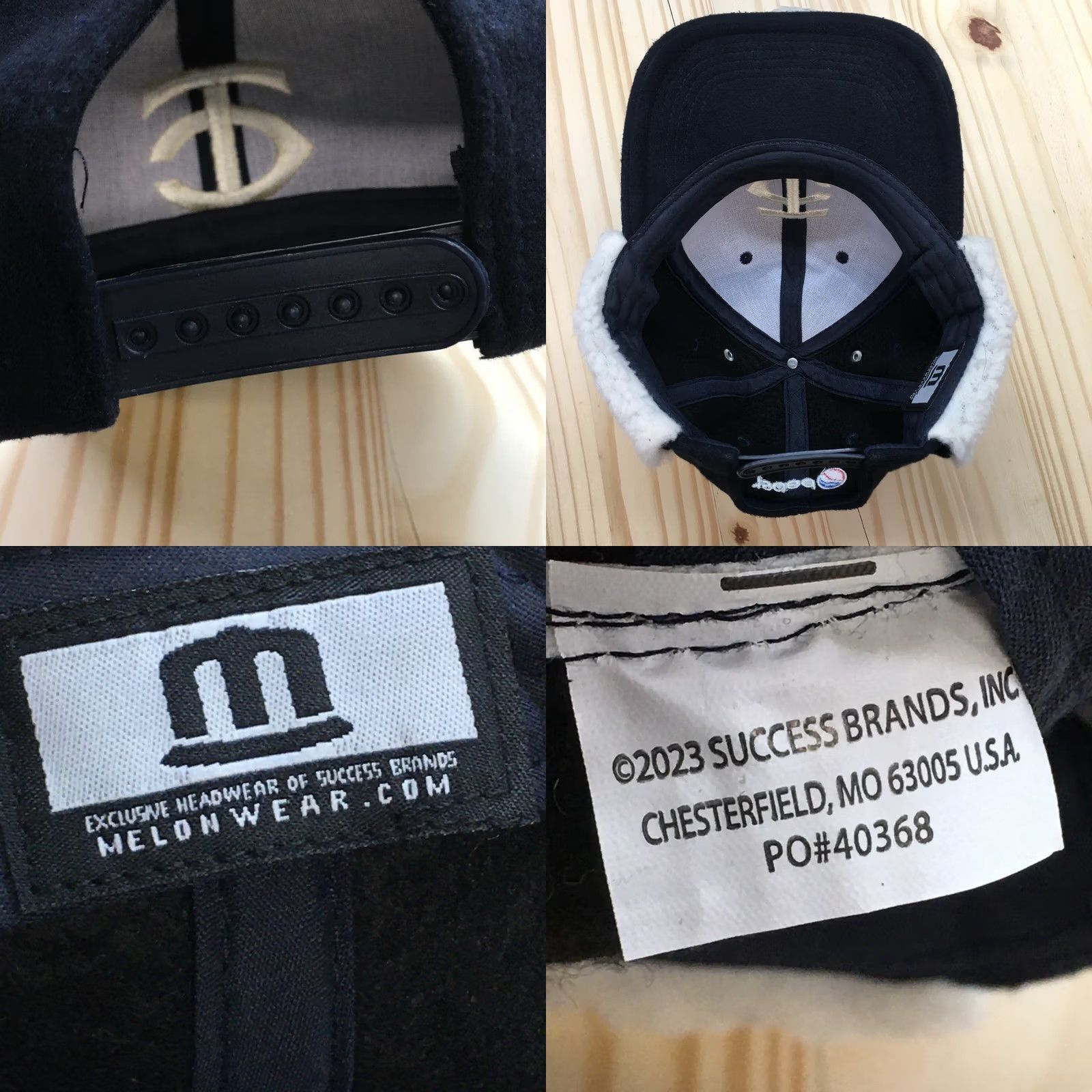Twins Minnesota Twins Melonwear Trapper Hat Mens Blue White One Size Embroidered Logo Size ONE SIZE - 8 Thumbnail