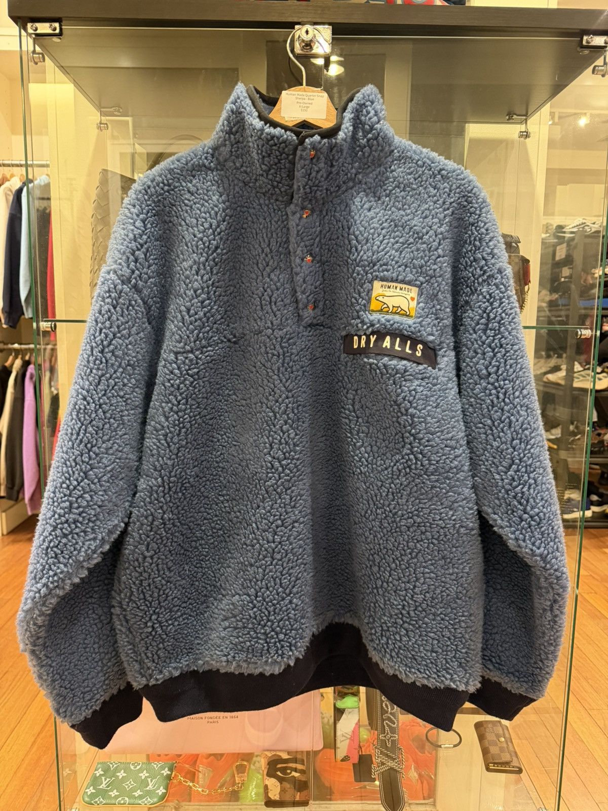 Human Made Human Made Quarter Snap Sherpa - Blue Size US XL / EU 56 / 4 - 1 Thumbnail