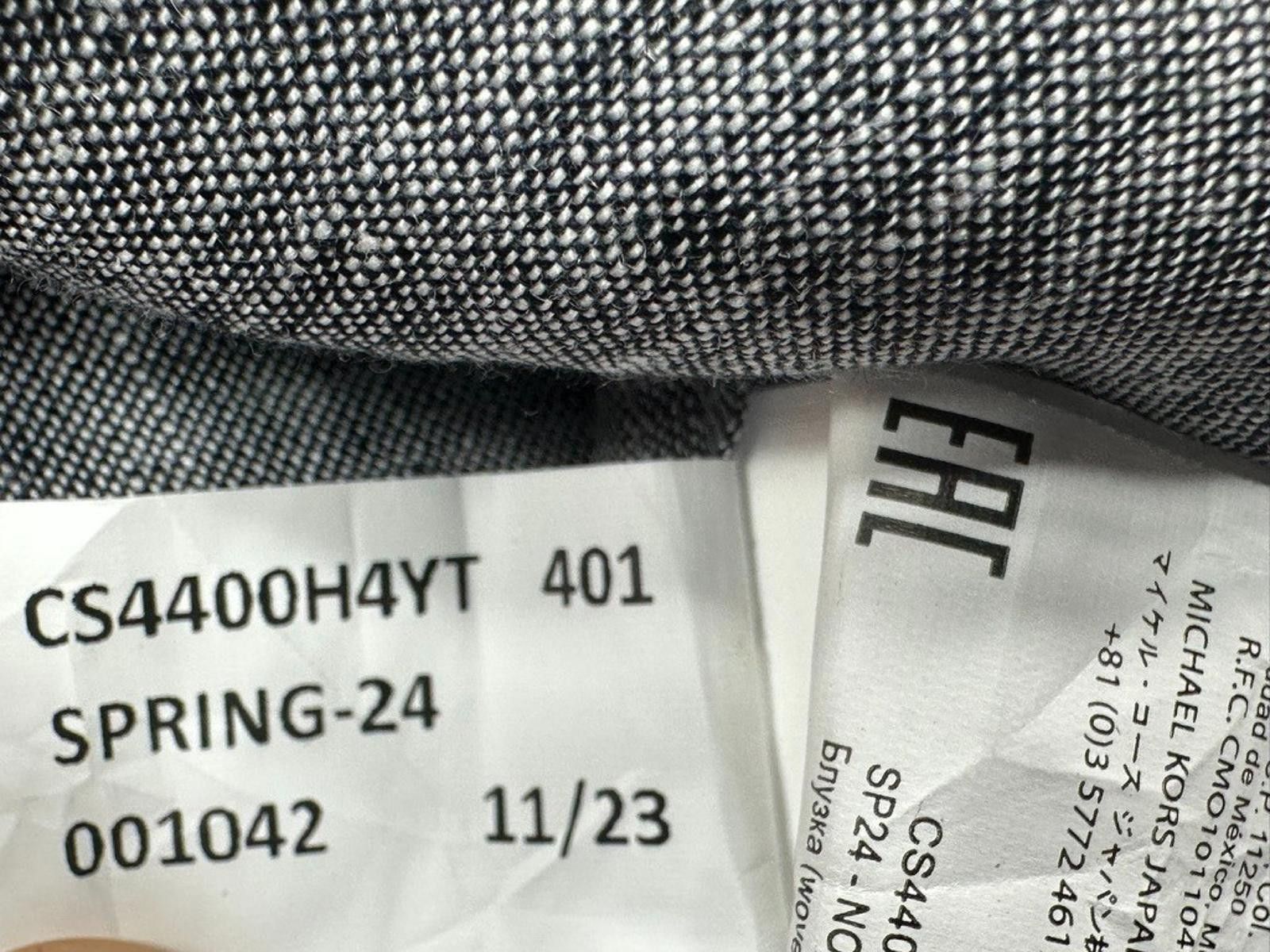 Michael Kors Michael Kors Slim Fit Long Sleeve Button Down Gray Men's S Size US S / EU 44-46 / 1 - 10 Thumbnail