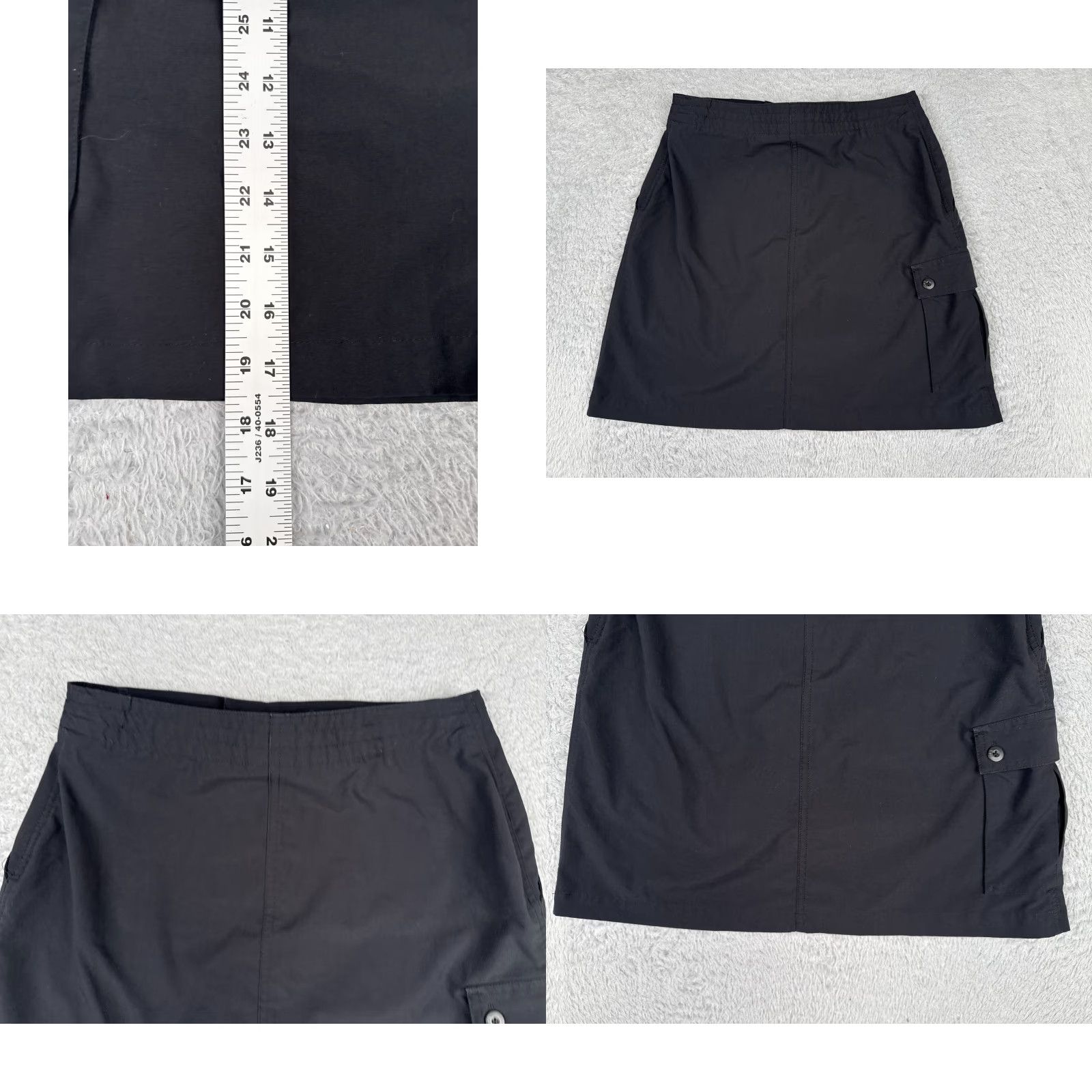 Patagonia Patagonia Skirt Women 6 Black Cargo Inter-Continental Hideaway Nylon Blend 28x18 Size 28" / US 6 / IT 42 - 9 Thumbnail