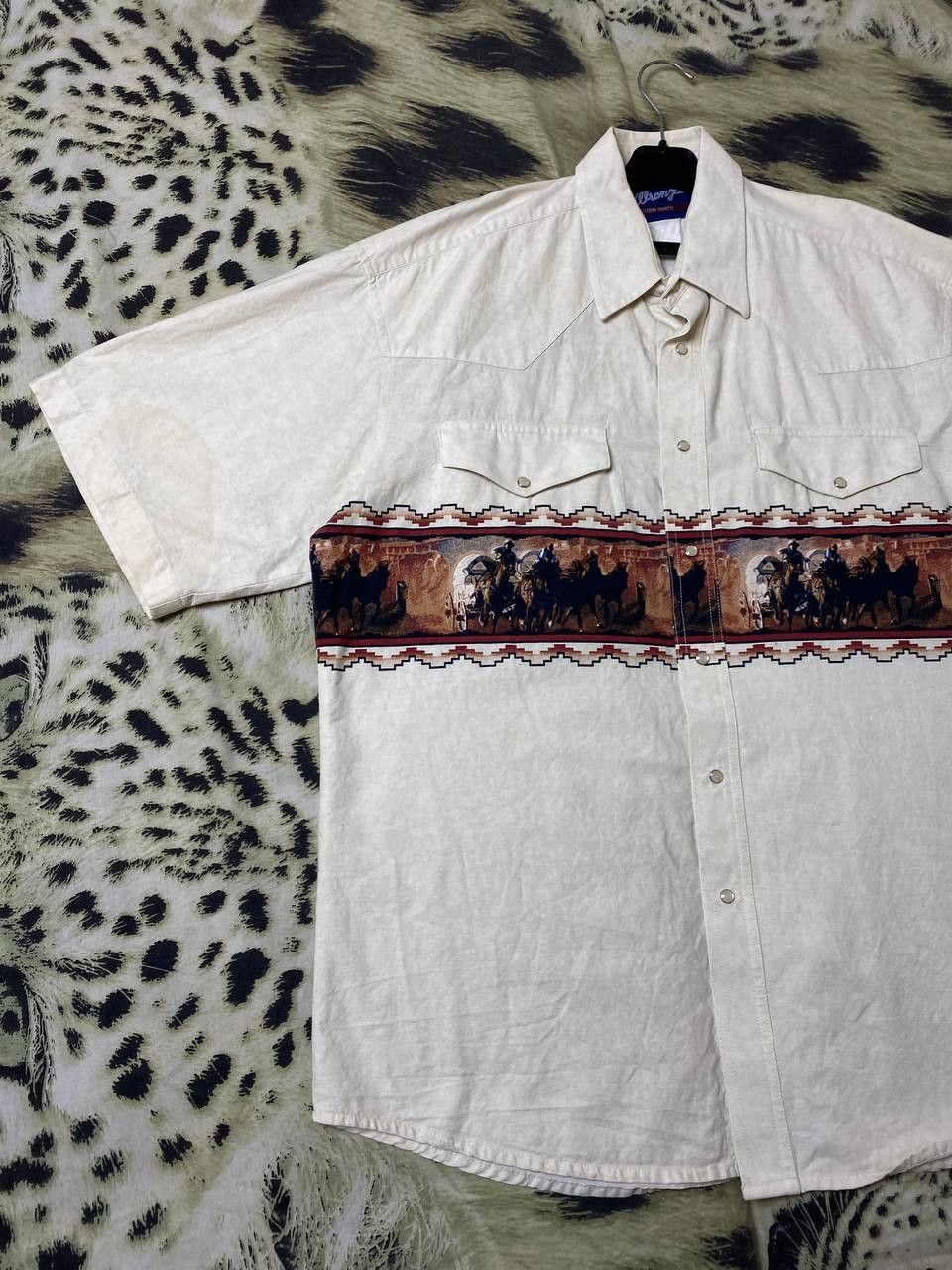 Vintage × Wrangler Vintage Wrangler Cowboy Shirt Size US XXL / EU 58 / 5 - 5 Thumbnail