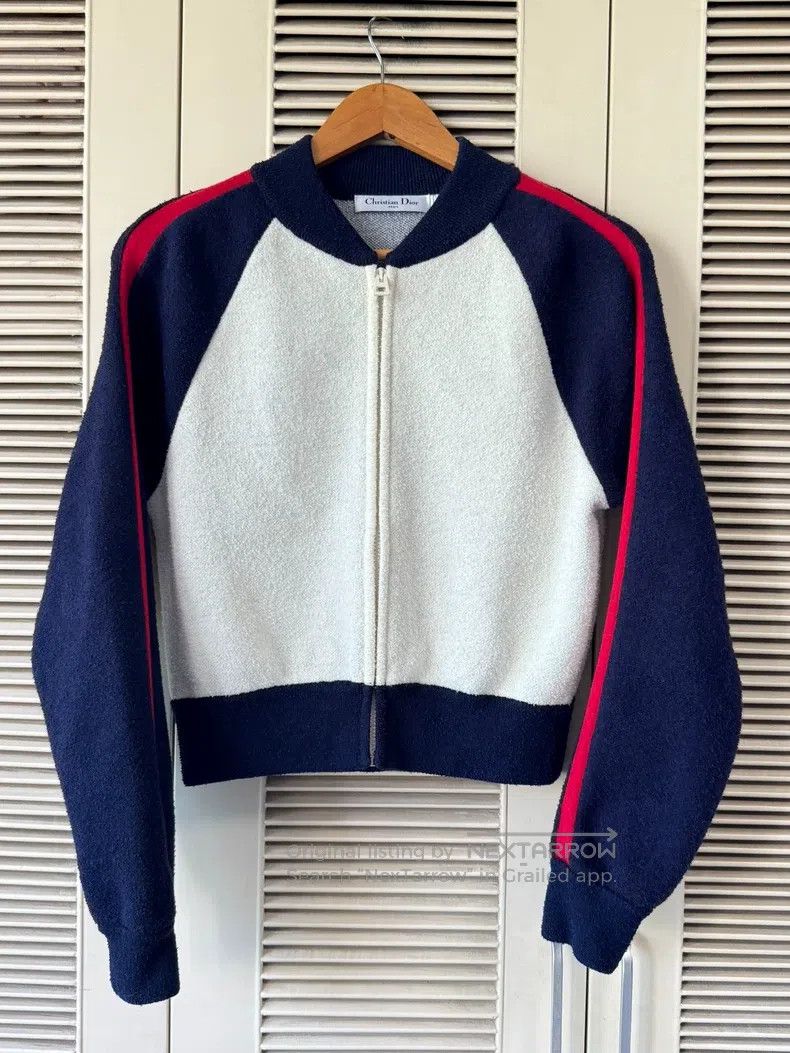 Dior Dior Colour-blocked zipper knitted coat Size XS / US 0-2 / IT 36-38 - 1 Thumbnail