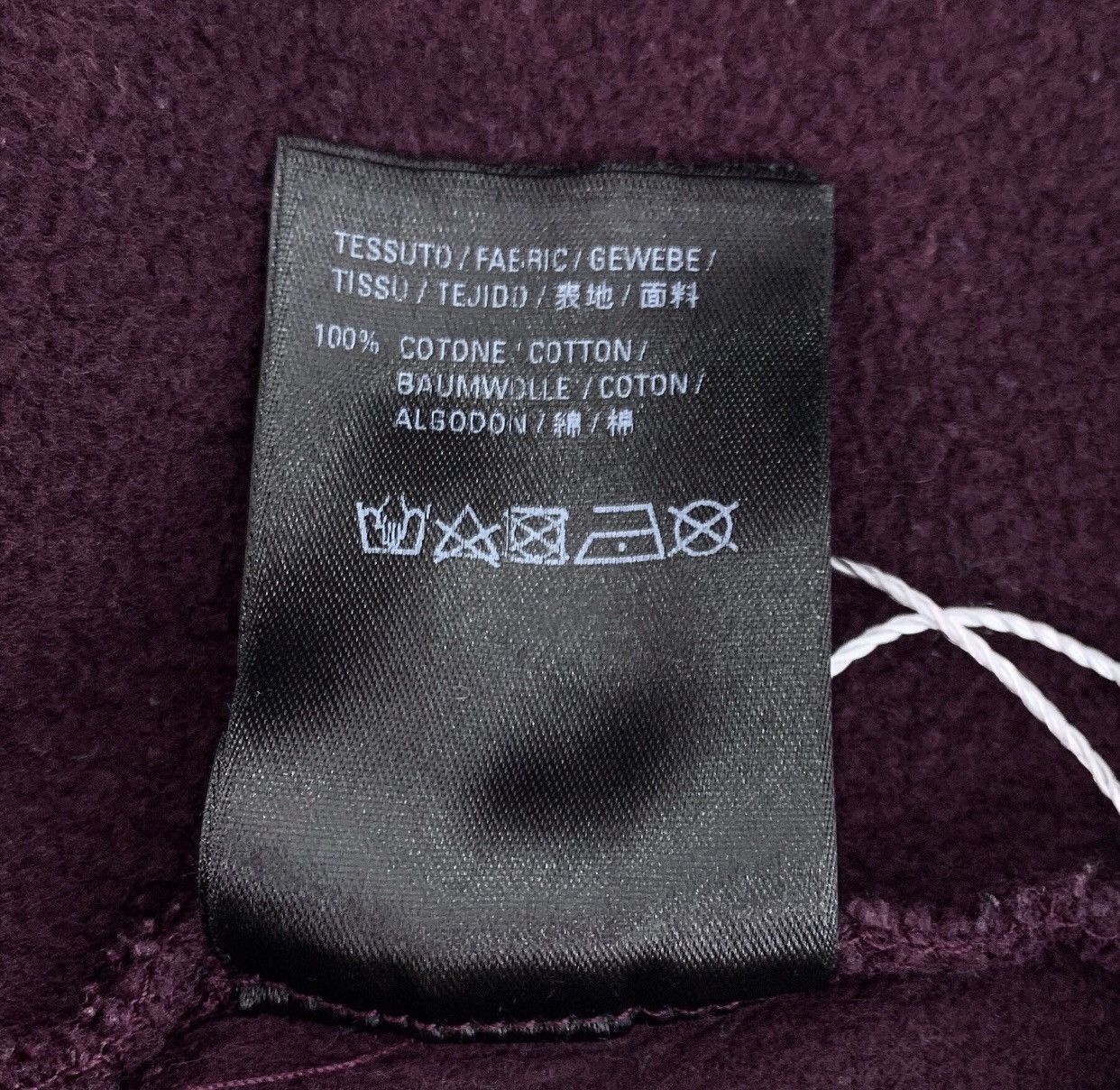 Balenciaga Balenciaga purple logo letter printed drawstring hoodie Size US S / EU 44-46 / 1 - 8 Thumbnail