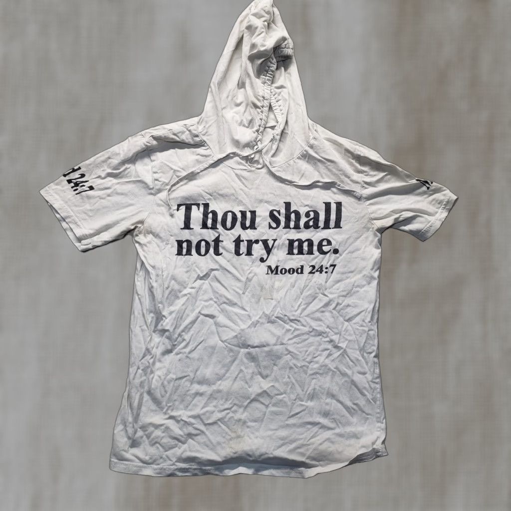 Vintage Shirt Women Large White Short Sleeve Tee Thou Shall Not Try Me Shirt Hoodie Large Adult Women's Size L Large Size L / US 10 / IT 46 - 1 Thumbnail