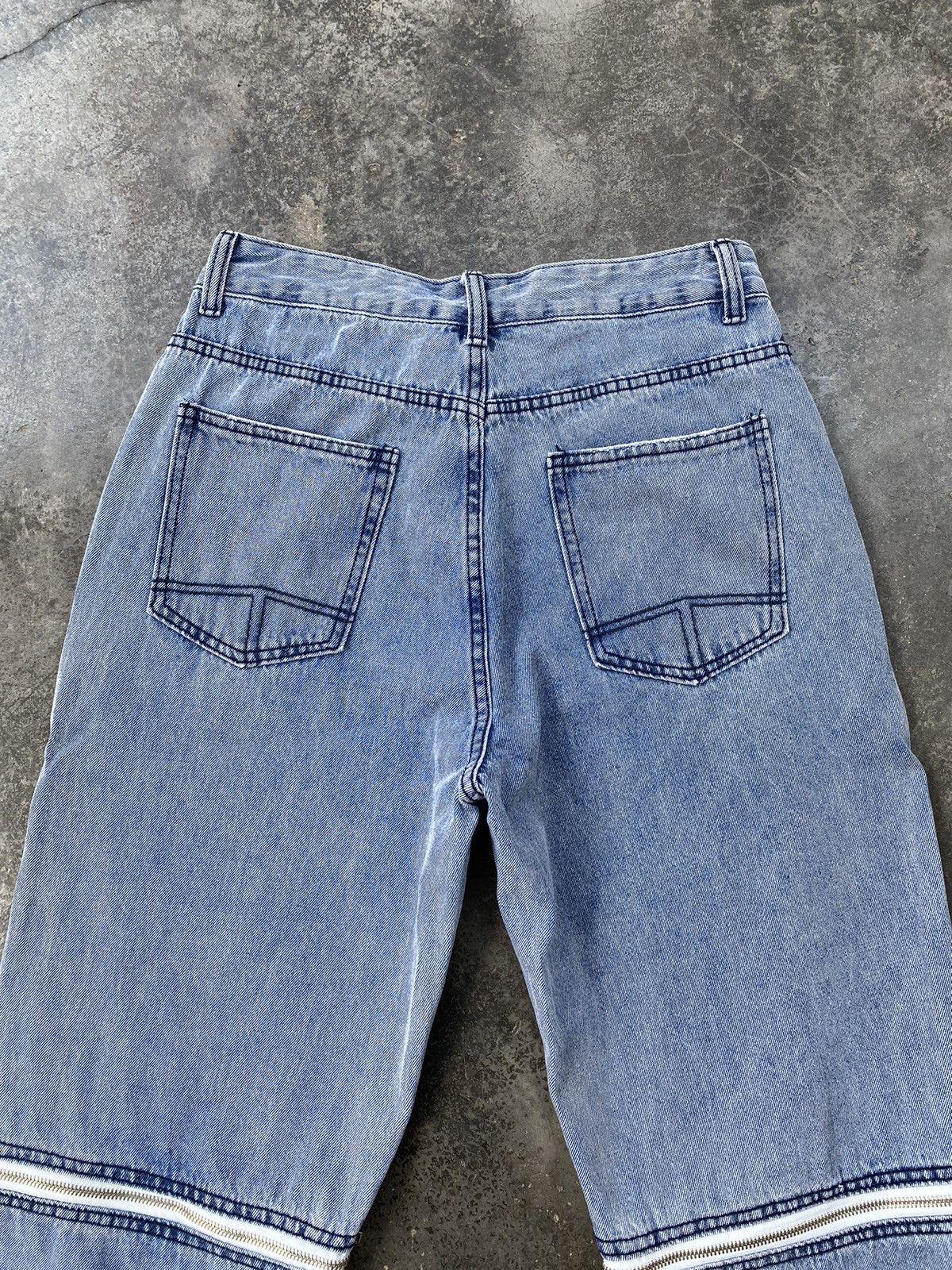 Japanese Brand Volcan Aphrodite Bondage Distressed Denim Pants Size US 30 / EU 46 - 4 Thumbnail