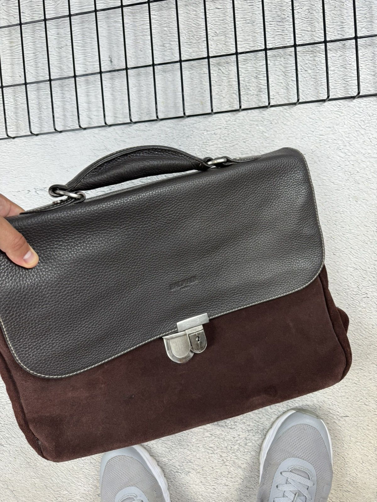 Balmain × Pierre Balmain × Vintage Pierre Balmain Paris Leather Business Bag Vintage Oldmoney Size ONE SIZE - 16 Thumbnail