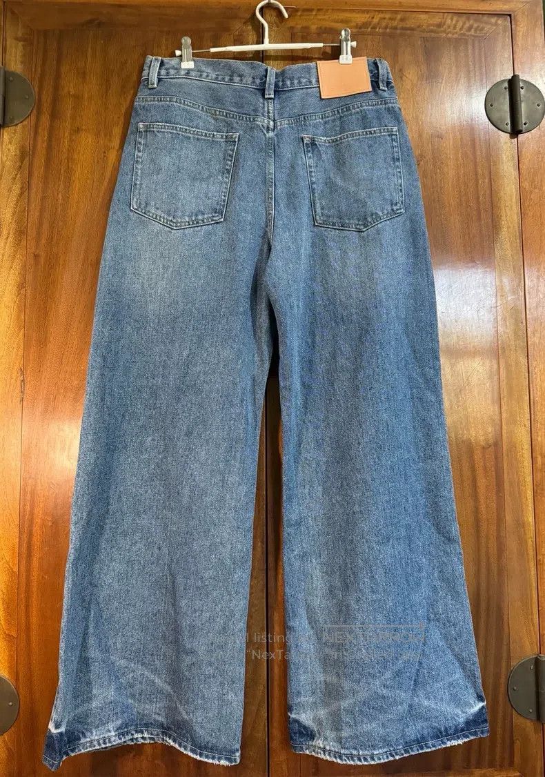 Acne Studios Acne Studios Frayed Wide-Leg Denim Pants Size 31" - 4 Thumbnail