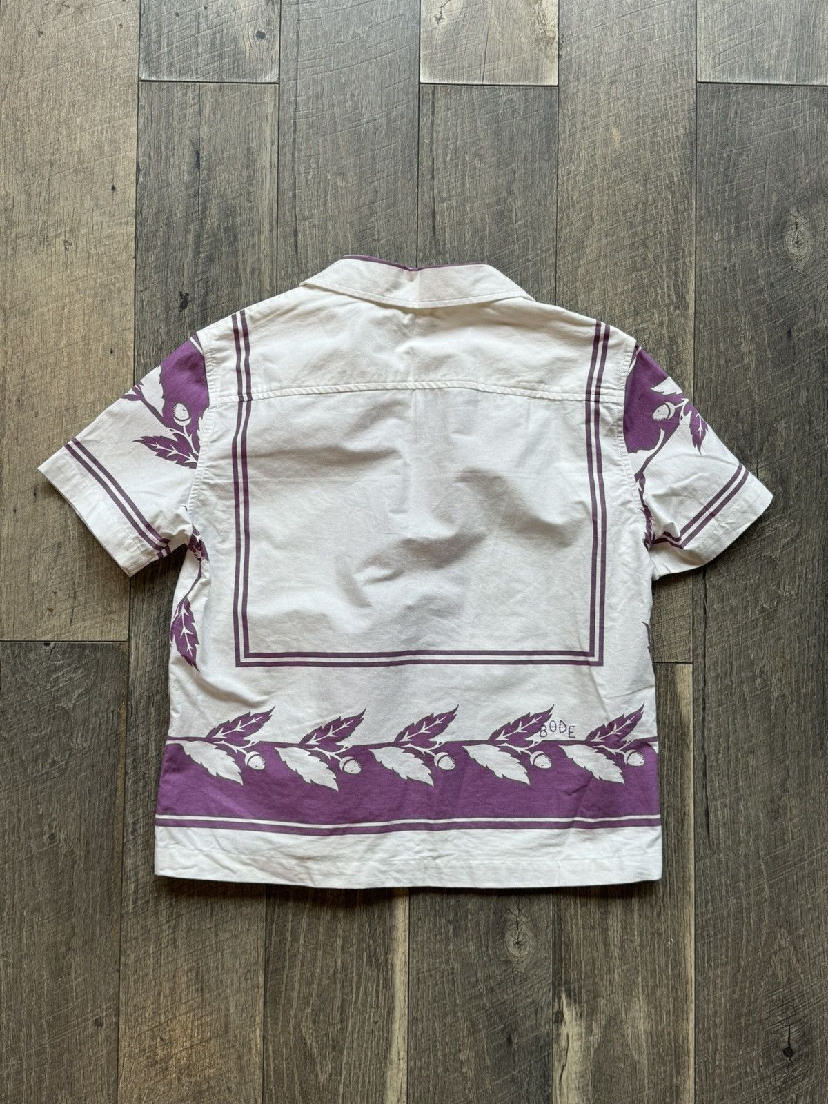 Bode Bode Inverse Acorn SS Button Up Shirt FW22 New - M/L Size US L / EU 52-54 / 3 - 7 Thumbnail