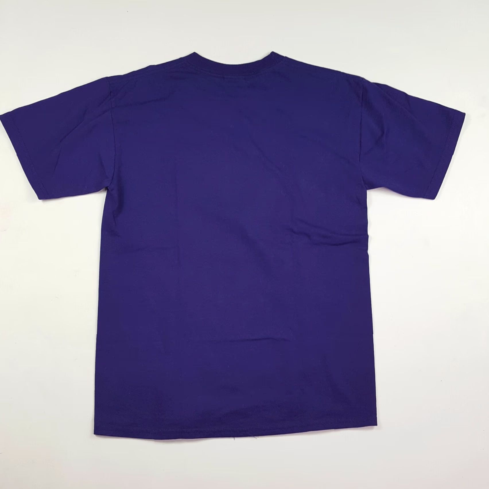 Jerzees VINTAGE JERZEES T-Shirt Men Flower Garden Butterfly Nature Puff Print 90s Retro Purple M Size US M / EU 48-50 / 2 - 5 Thumbnail