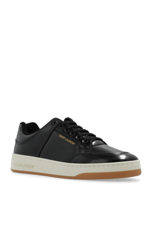 Saint Laurent Paris o1bcso1str1225 SL/61 Low Top Sneakers in Black Size US 9.5 / IT 39.5 - 2 Thumbnail