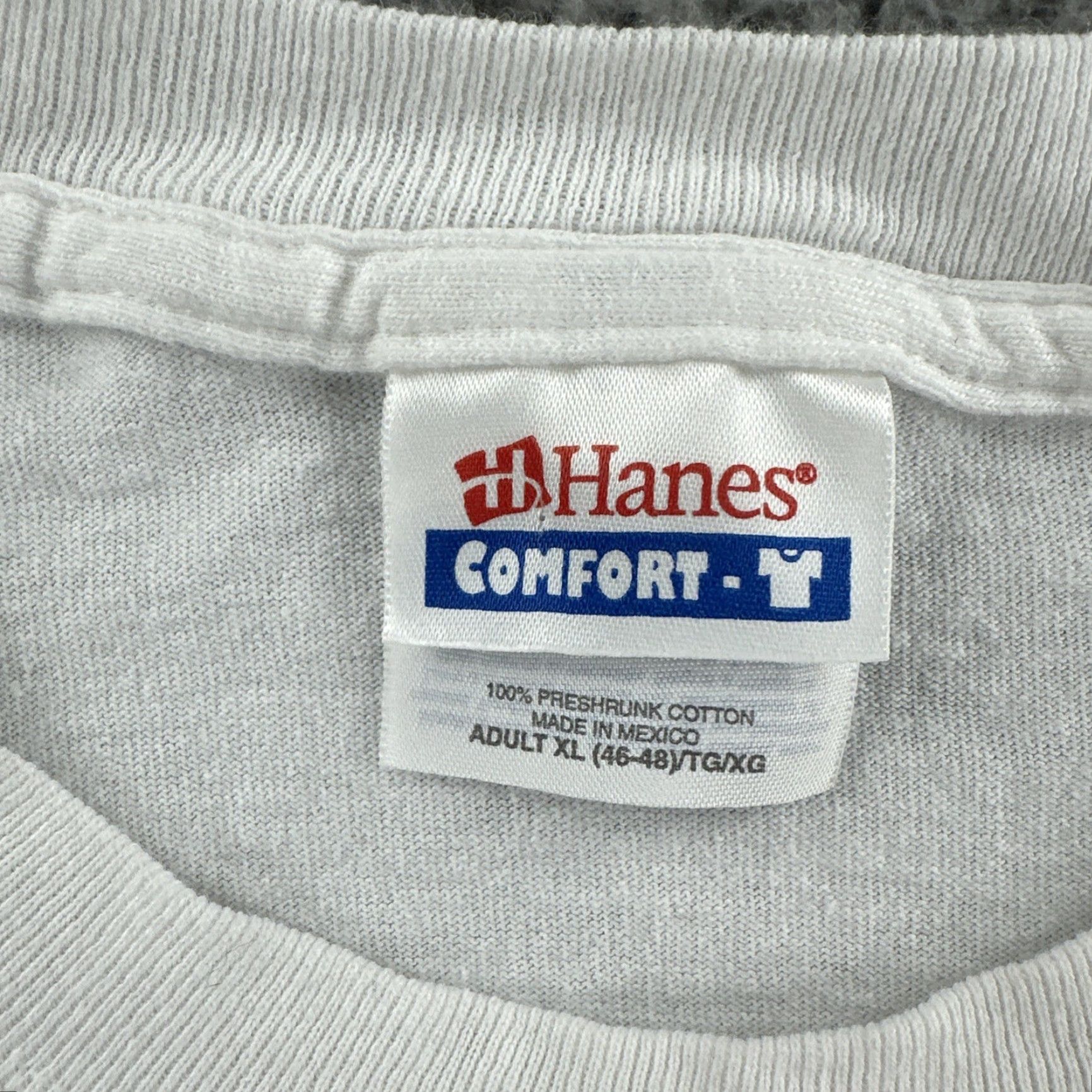 Hanes VINTAGE Hanes Comfor-T T-Shirt California Diving Girl White XL Men Shirt Short Sleeve Crew Neck Size US XL / EU 56 / 4 - 7 Thumbnail