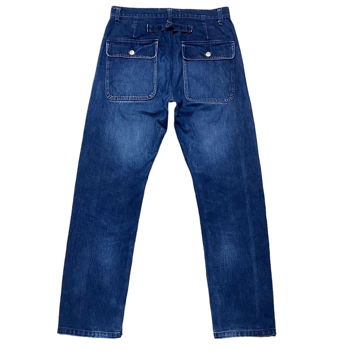 CABANE de ZUCCa Cabane De Zucca Denim Fatigue Pants Indigo Dye Size US 30 / EU 46 - 1 Thumbnail