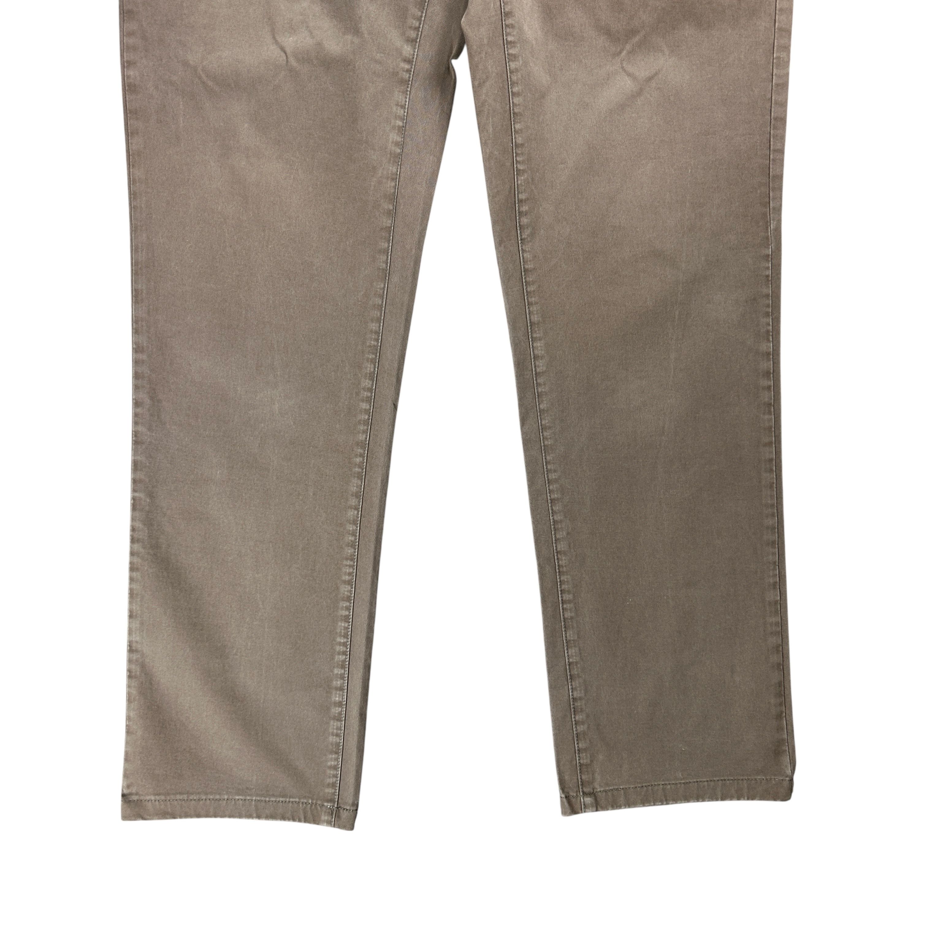 Suitsupply Suitsupply Porto Brown Slim Straight Stretch Chino Pants 50 Size US 34 / EU 50 - 8 Thumbnail