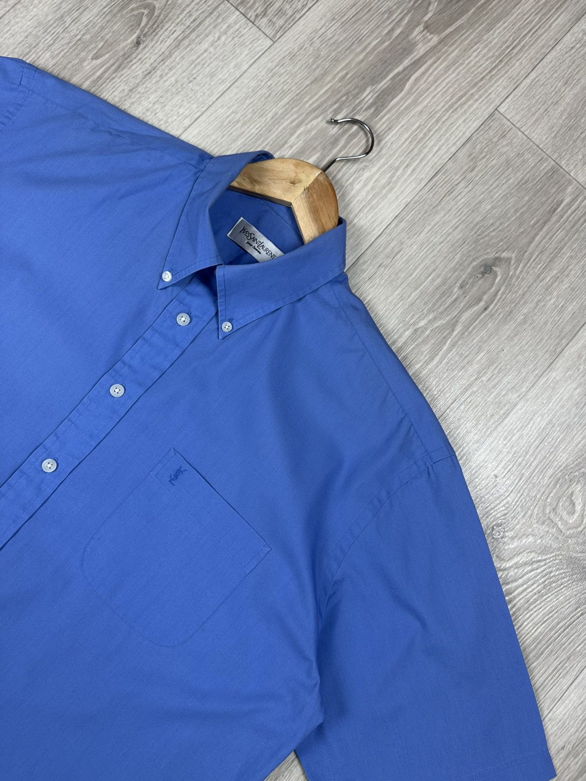 Yves Saint Laurent Vintage Yves Saint Laurent Short Sleeve Shirt Size XL Size US XL / EU 56 / 4 - 2 Thumbnail