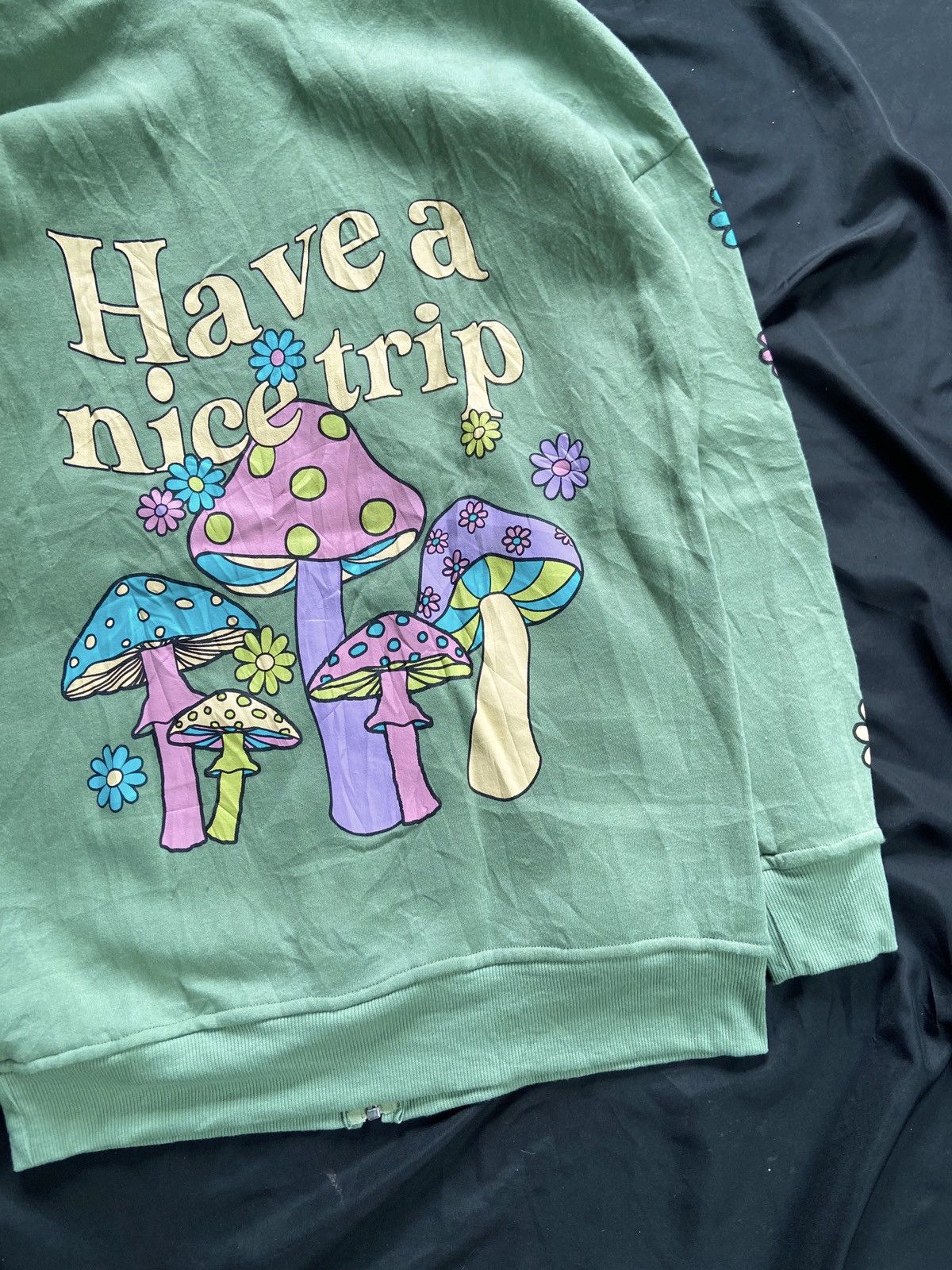Beauty Beast HAVE A NICE TRIP FLOWERS ZIP HOODIE Size US M / EU 48-50 / 2 - 13 Thumbnail