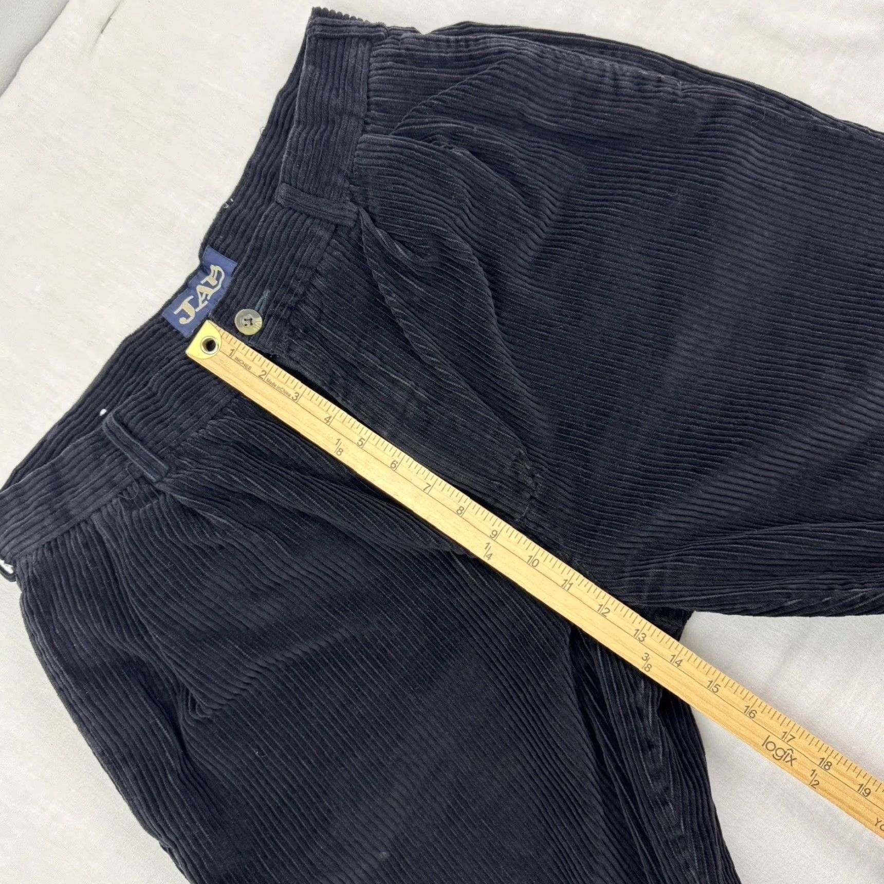 Vintage VINTAGE Jab Corduroy Pants Men Regular 36 Inseam 30 Black Baggy Relaxed 90s Hipster Y2K Punk Jacket? Size US 36 / EU 52 - 6 Thumbnail