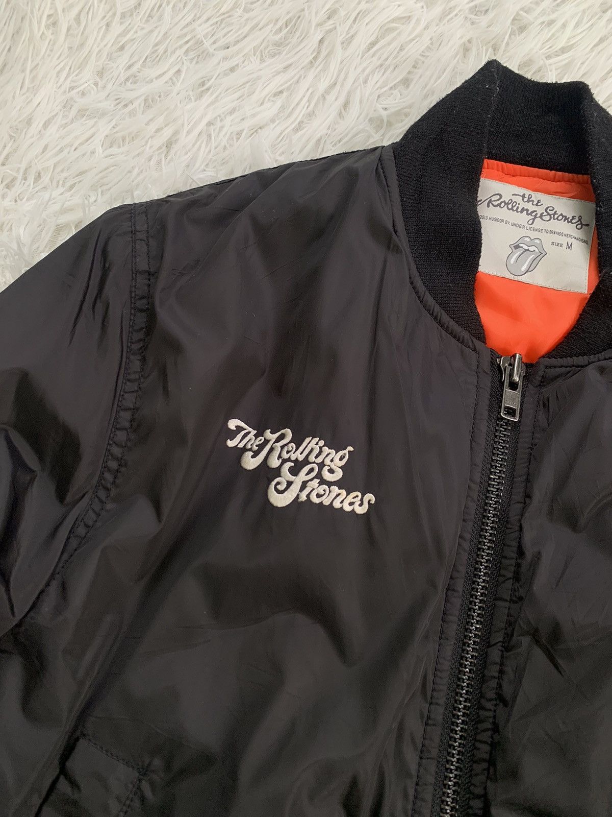 The Rolling Stones The Rolling Stones MA-1 Flight Bomber Jacket Size US M / EU 48-50 / 2 - 6 Thumbnail
