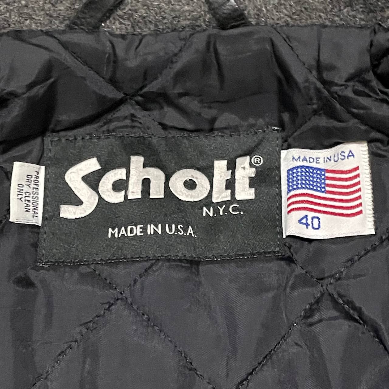 Schott Vintage Schott Peacoat Wool Size US M / EU 48-50 / 2 - 7 Thumbnail