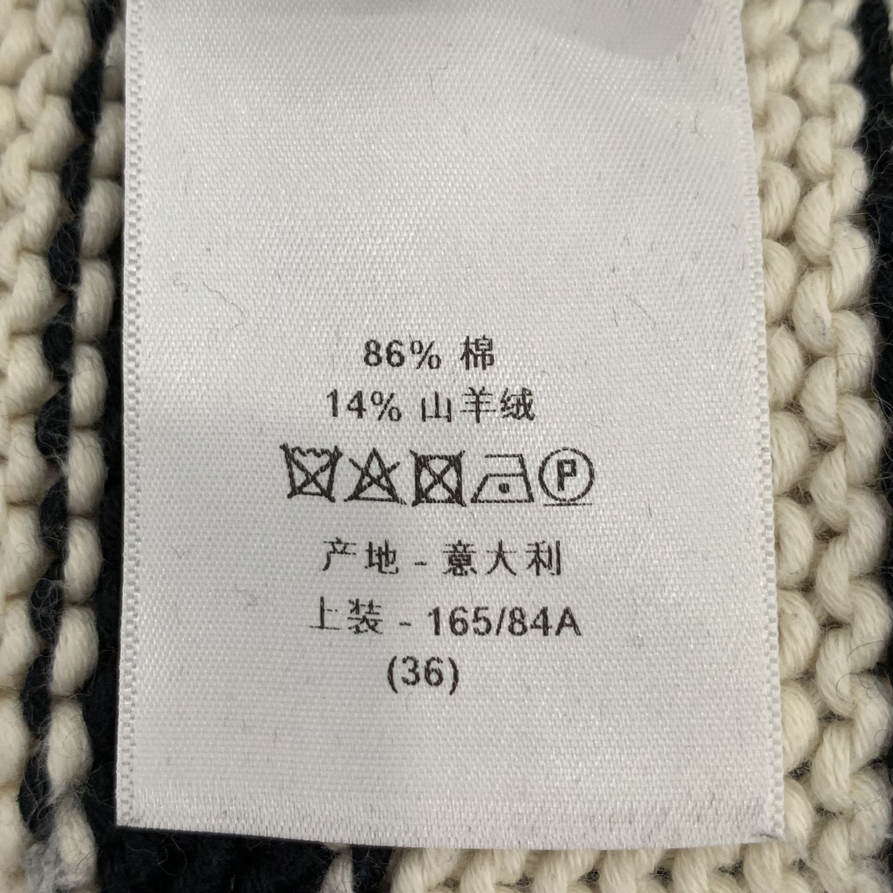 Dior Dior Colorblock Striped Cotton Crewneck Sweater (Size XS) Size XS / US 0-2 / IT 36-38 - 3 Thumbnail