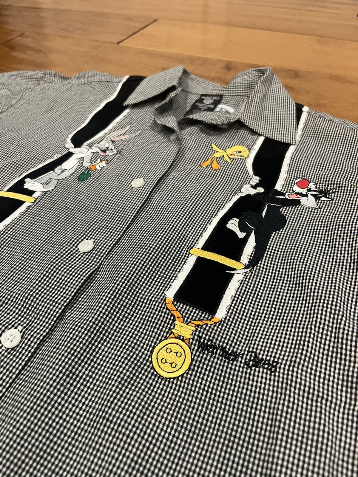 Vintage × Warner Bros Warner Bros Disney Looney Tunes Vintage 90s Button Up Shirt Size S / US 4 / IT 40 - 2 Thumbnail