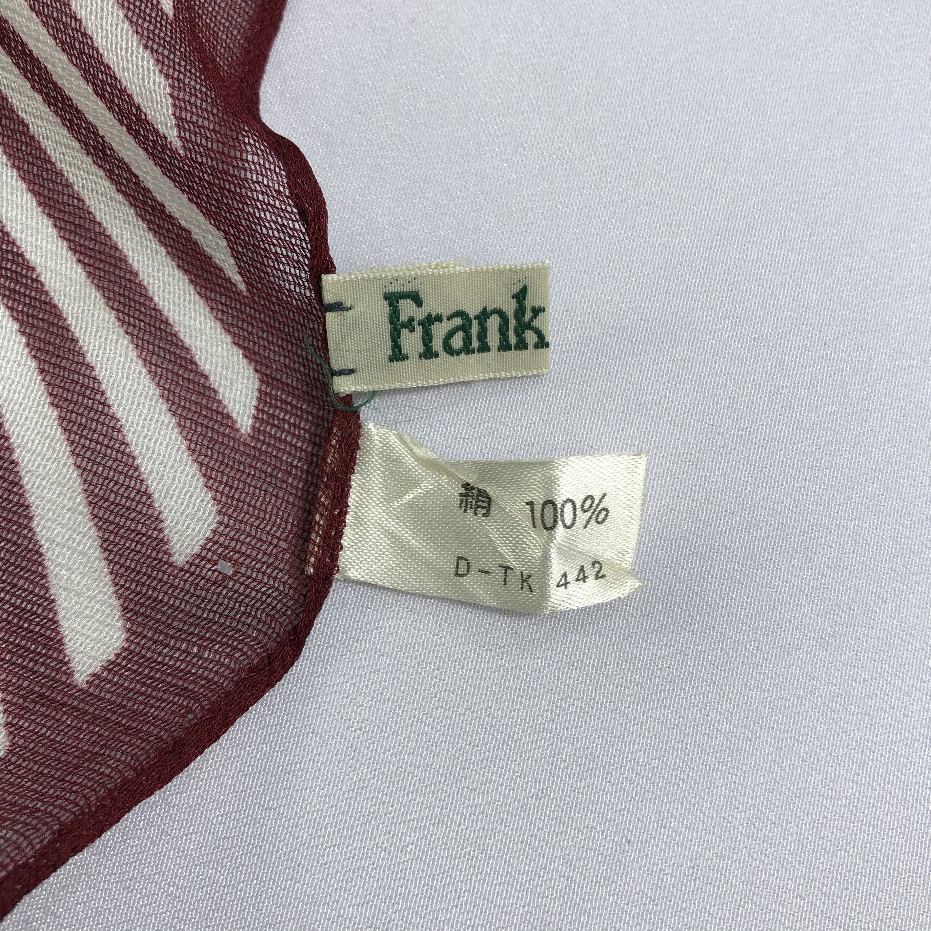 Vintage Vintage Frank Stella Silk Scarf Size ONE SIZE - 5 Thumbnail