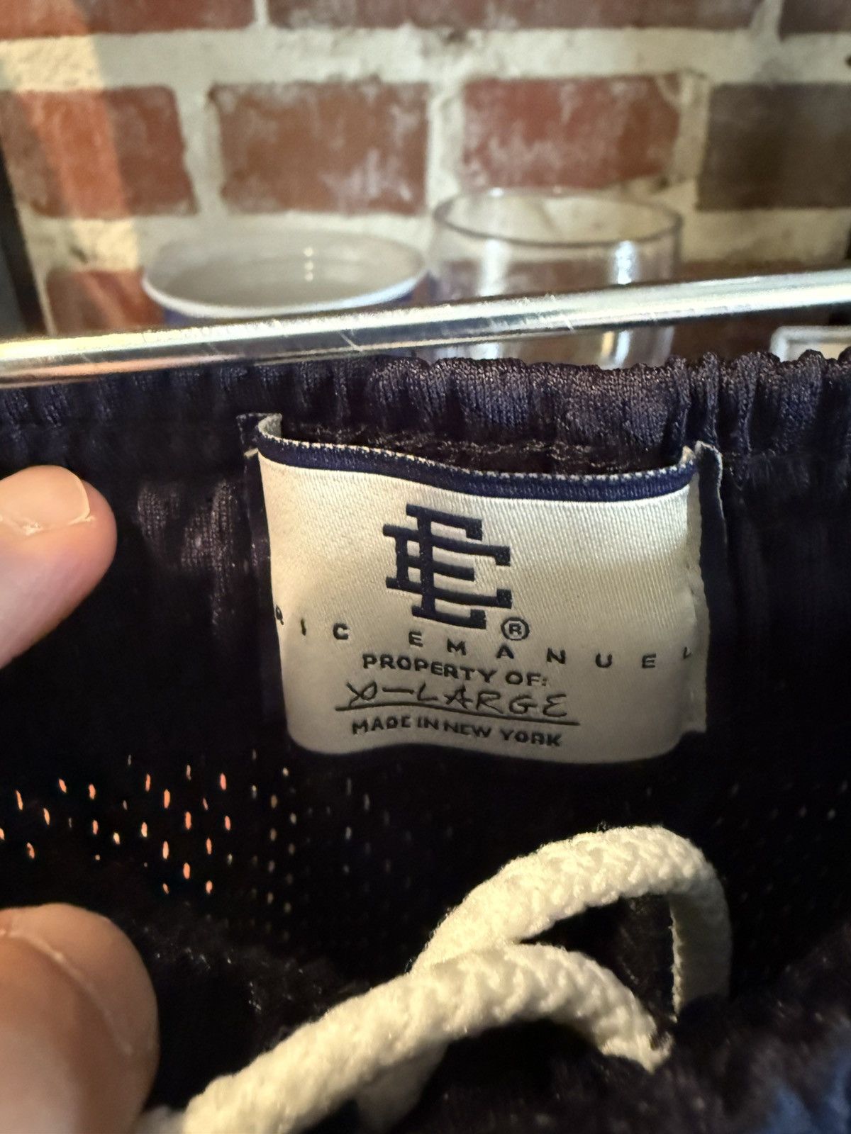 Eric Emanuel Eric Emanuel Shorts - Navy with Cream EE Size US 36 / EU 52 - 3 Thumbnail