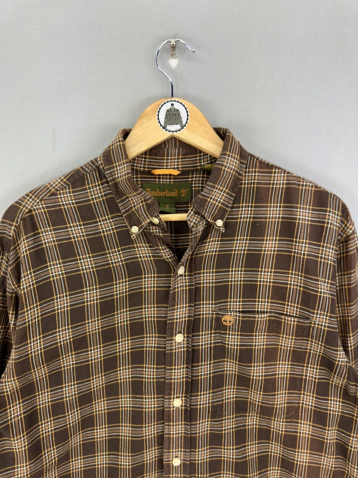 Timberland Vintage 90’s Timberland Plaid Check Flannel Shirt Button Up Size US L / EU 52-54 / 3 - 7 Thumbnail