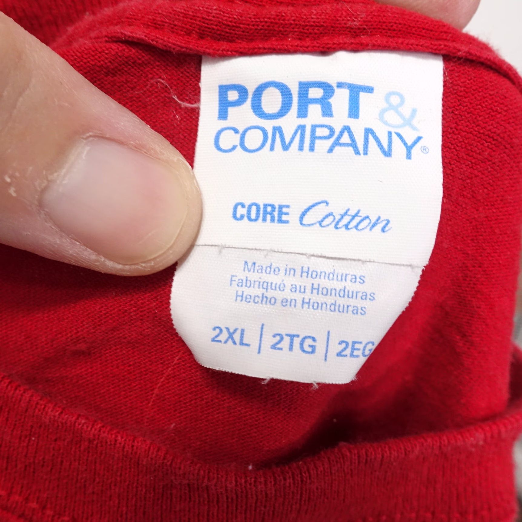 Port & Company VINTAGE MY KONAMI SLOTS REWARDS CASINO RED TSHIRT SIZE 2XL Adult Unisex Cotton Crew Neck Short Sleeve Regular Fit - Mens Womens Boys Girls Size US XXL / EU 58 / 5 - 5 Thumbnail