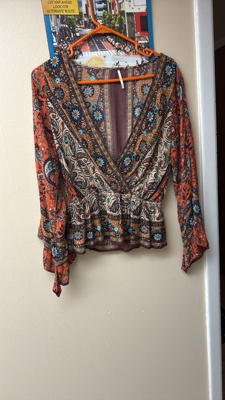 Free People Free People Peplum Wrap top! Size M / US 6-8 / IT 42-44 - 3 Thumbnail