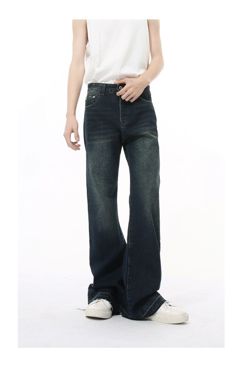 Japanese Brand × Jean Japanese retro slim fit flared jeans casual Size US 32 / EU 48 - 1 Thumbnail