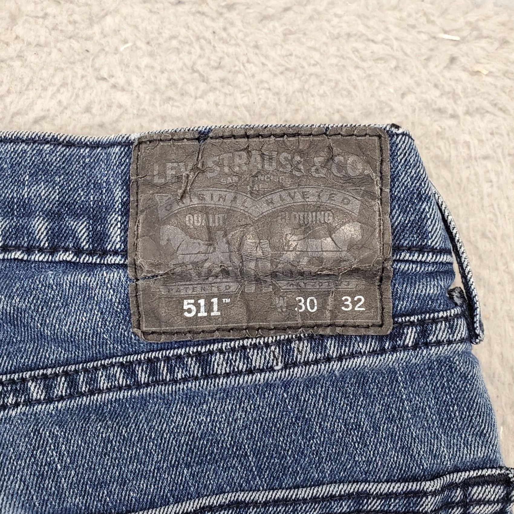 Levi's Levi's 511 Skinny Jeans Mens 30x32 Blue Denim Regular Fit Medium Wash 5-Pocket, Size 30, Mens, Jeans, Blue, 511 Skinny, 5-Pocket, Regular Fit Size US 30 / EU 46 - 8 Thumbnail