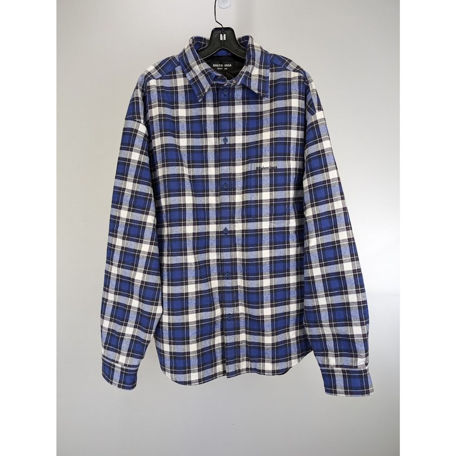 Balenciaga o1rshd1 Dress Shirt in Multicolor Size US S / EU 44-46 / 1 - 2 Thumbnail