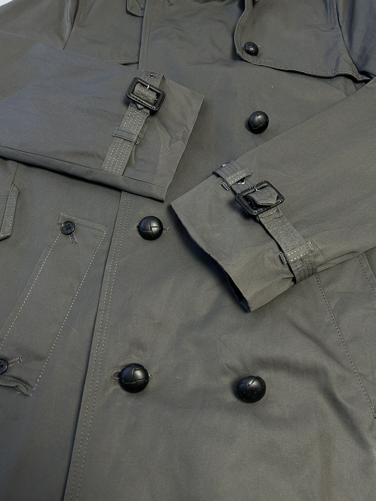 Designer × Lemaire LEMAIRE DARK GREY TRENCH COAT Size US M / EU 48-50 / 2 - 3 Thumbnail