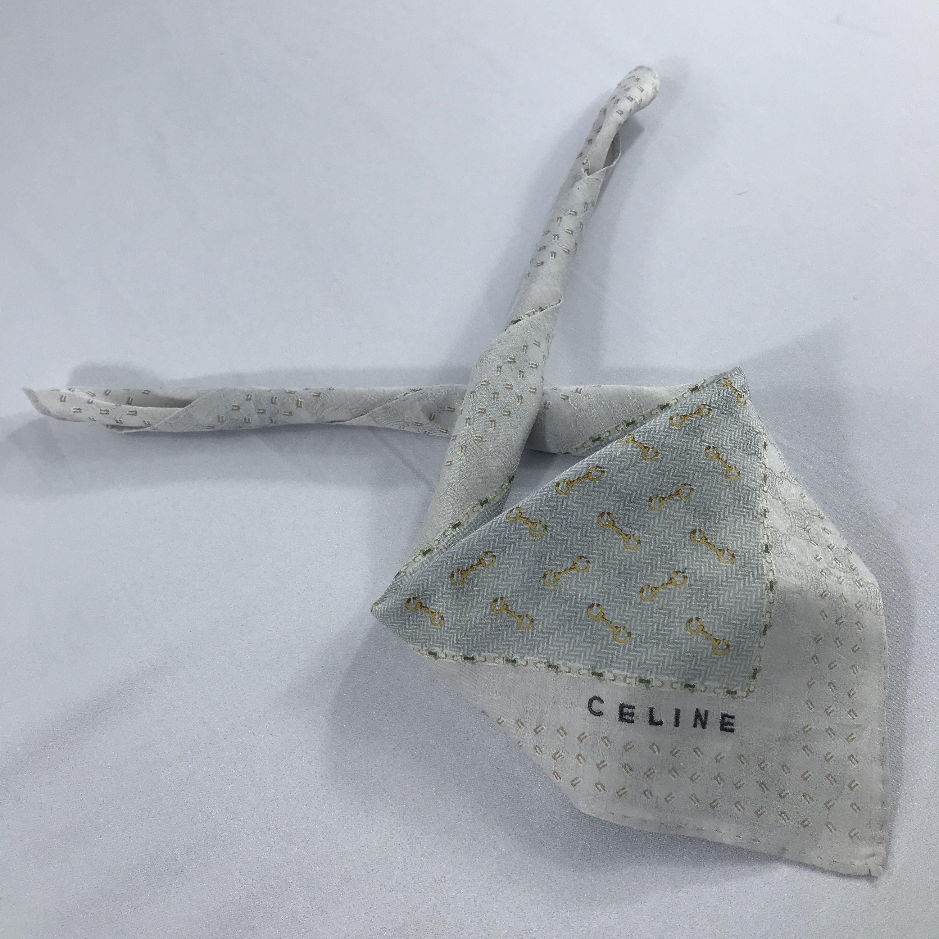 Celine × Vintage Celine Bandana / Handkerchief / Neckerchief - S1975 Size ONE SIZE - 4 Thumbnail