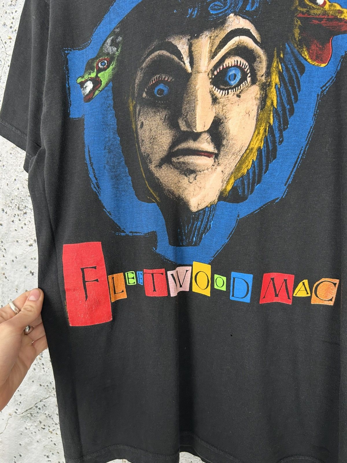 Band Tees Vintage Fleetwood Mac 90s Rare Mask Rock Band Tee Archive Size US M / EU 48-50 / 2 - 4 Thumbnail