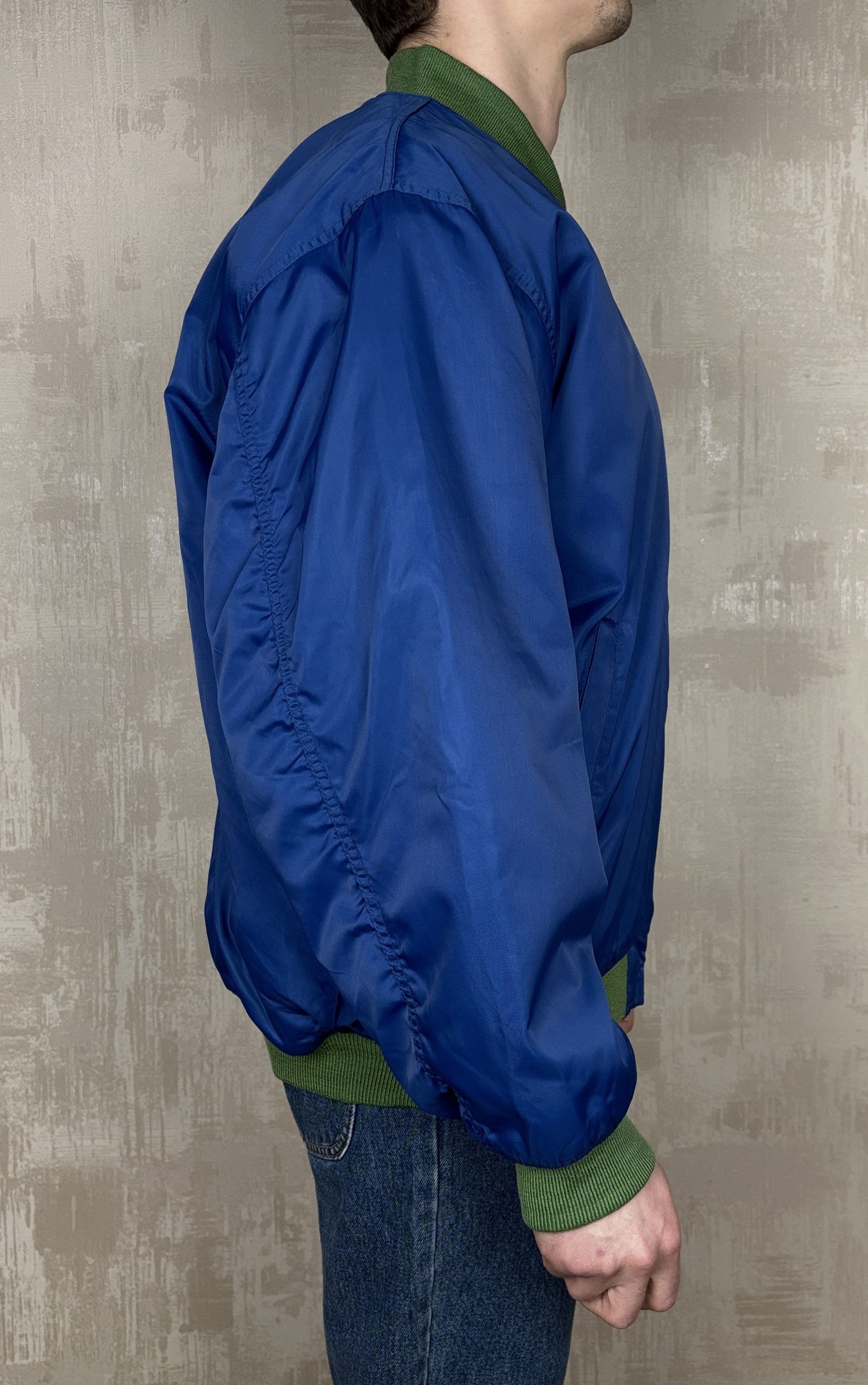 Vintage 90's NAF NAF Vintage Bomber Jacket Size fits to 2XL / 3XL Size US XXL / EU 58 / 5 - 9 Thumbnail