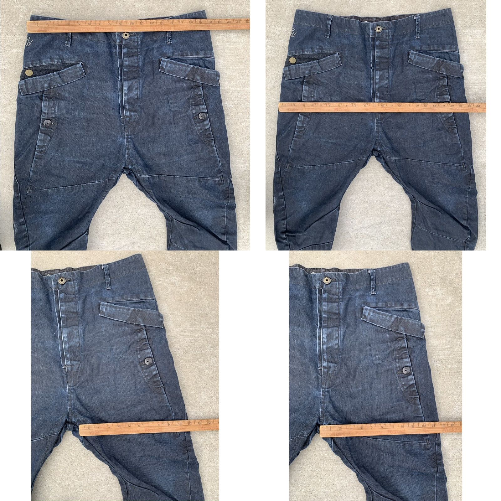 G-Star G Star Raw Jeans South East District KBWG 100 Button Fly Measues 38 X 28 Size US 38 / EU 54 - 11 Thumbnail