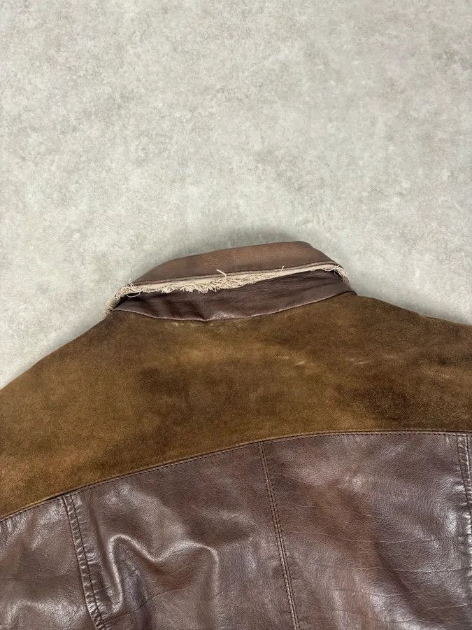 Dolce & Gabbana 2000s Dolce & Gabbana Brown Leather Rodeo Jacket Size US M / EU 48-50 / 2 - 6 Thumbnail