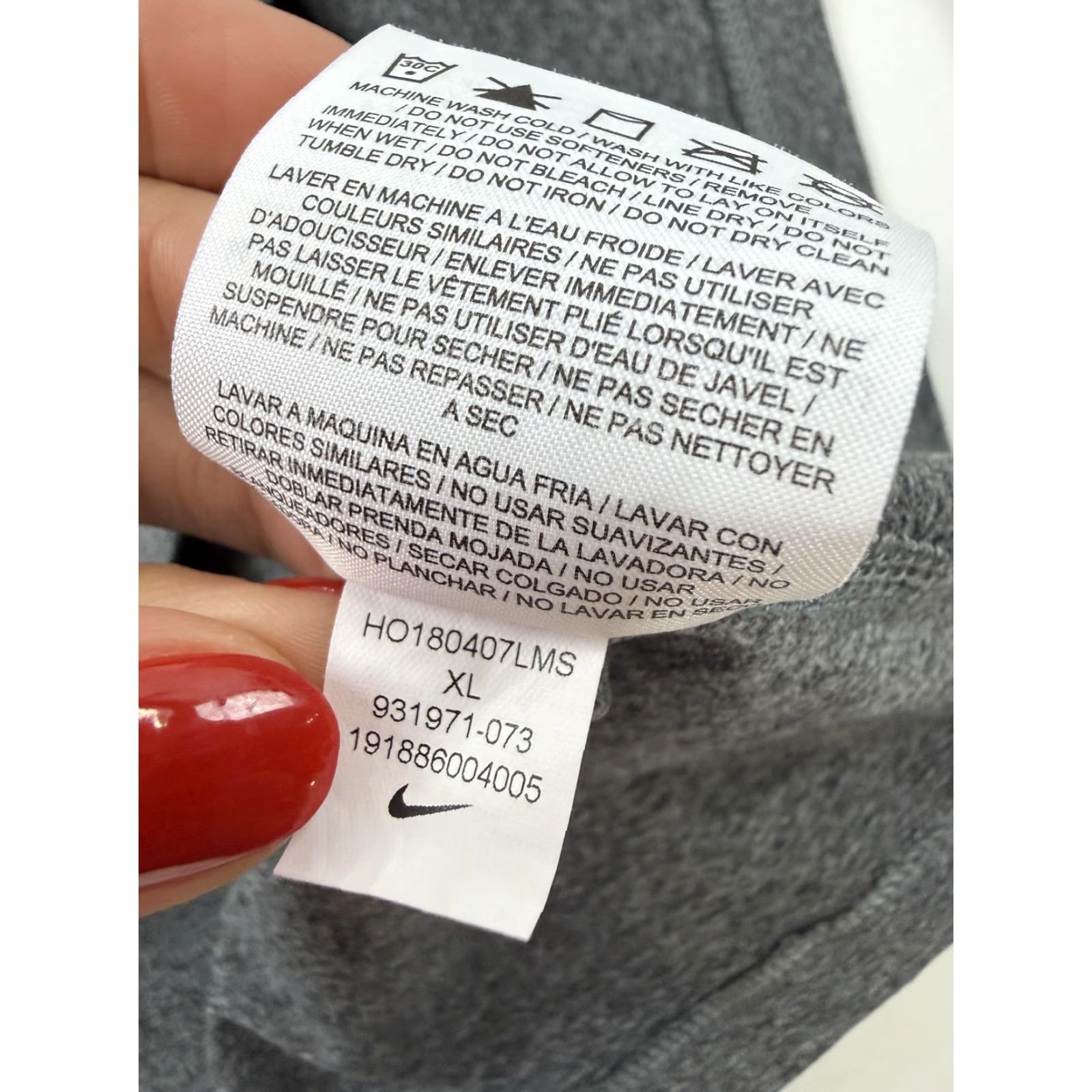 Nike Nike Dri-FIT Pullover Long Sleeve Mock Neck 1/4 Zip Gray XL Mens Sports Activewear Top Size XL / US 12-14 / IT 48-50 - 6 Thumbnail