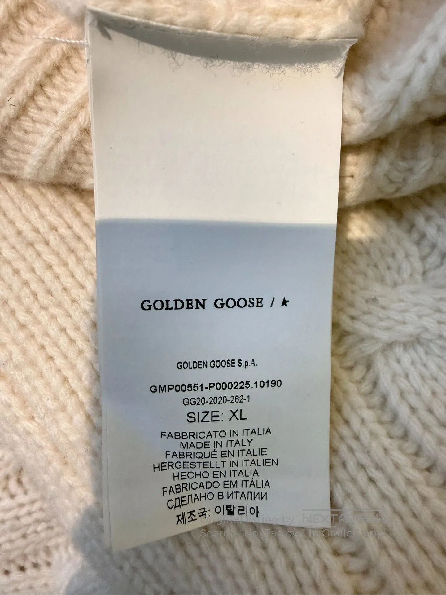 Golden Goose Golden Goose Men's Wool Cardigan. Size US XL / EU 56 / 4 - 7 Thumbnail