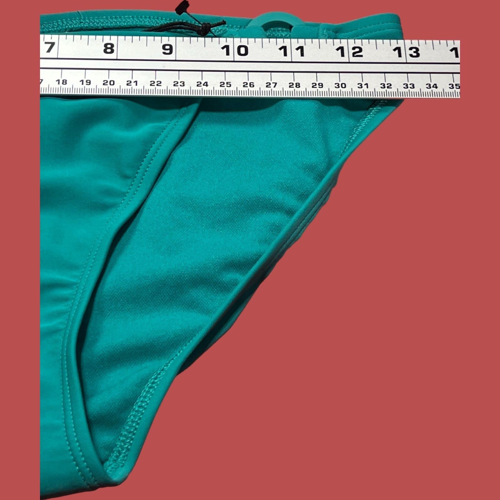 Other Shade & Shore - Women's Ring Detail Bikini Bottom - Green - Size ONE SIZE - 5 Thumbnail