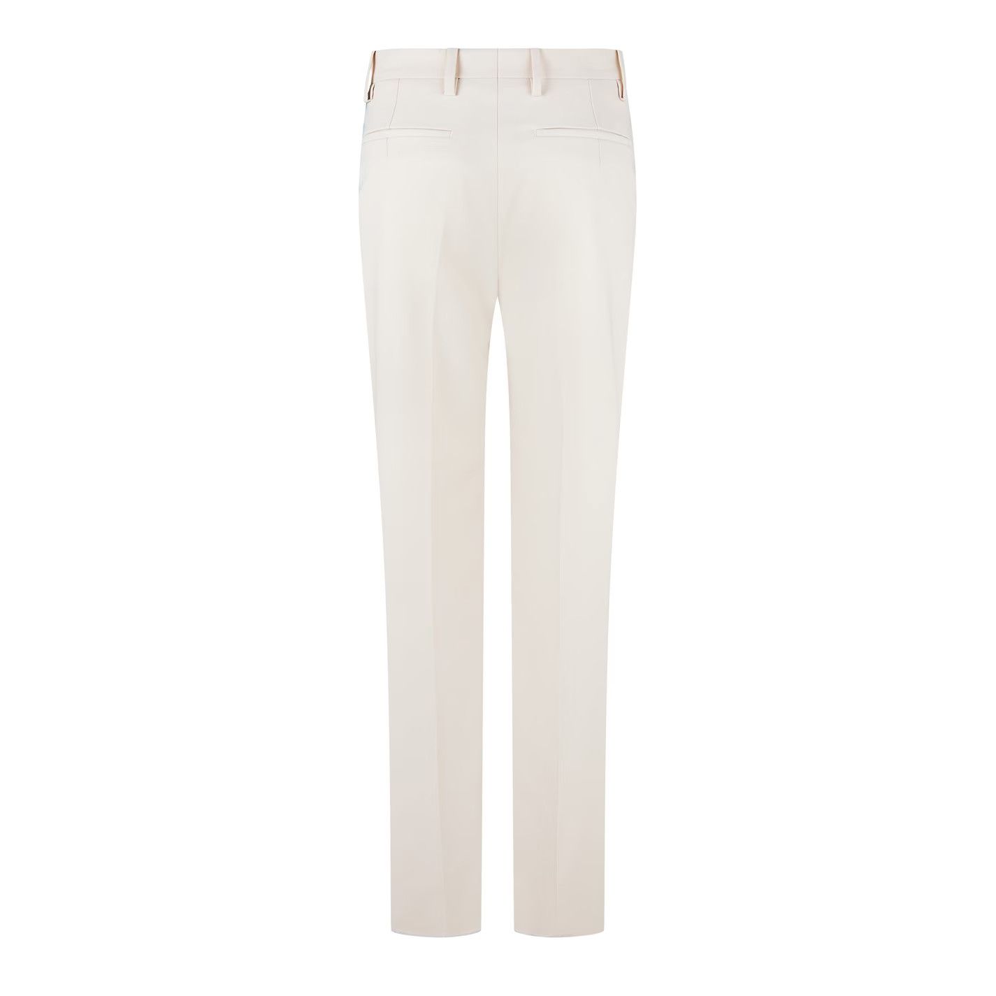 Off-White o1g2r1mq0226 Slim Fit Trousers In Bone Size US 28 / EU 44 - 2 Thumbnail