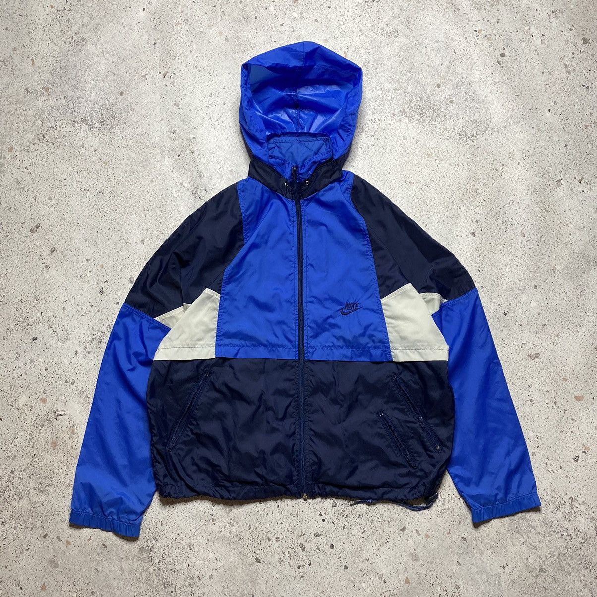 Vintage 90s Nike Jacket Mini Logo Swoosh Y2K Japanese Drill