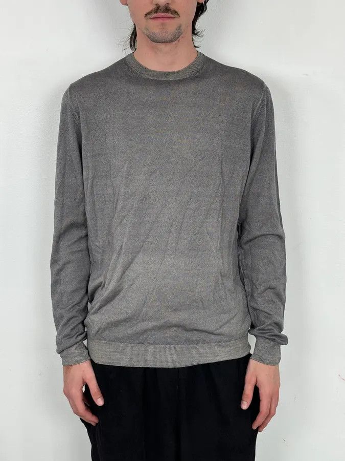 Prada AW2009 Prada Luna Rossa Grey Gradient Classic Sweater Size US M / EU 48-50 / 2 - 2 Thumbnail