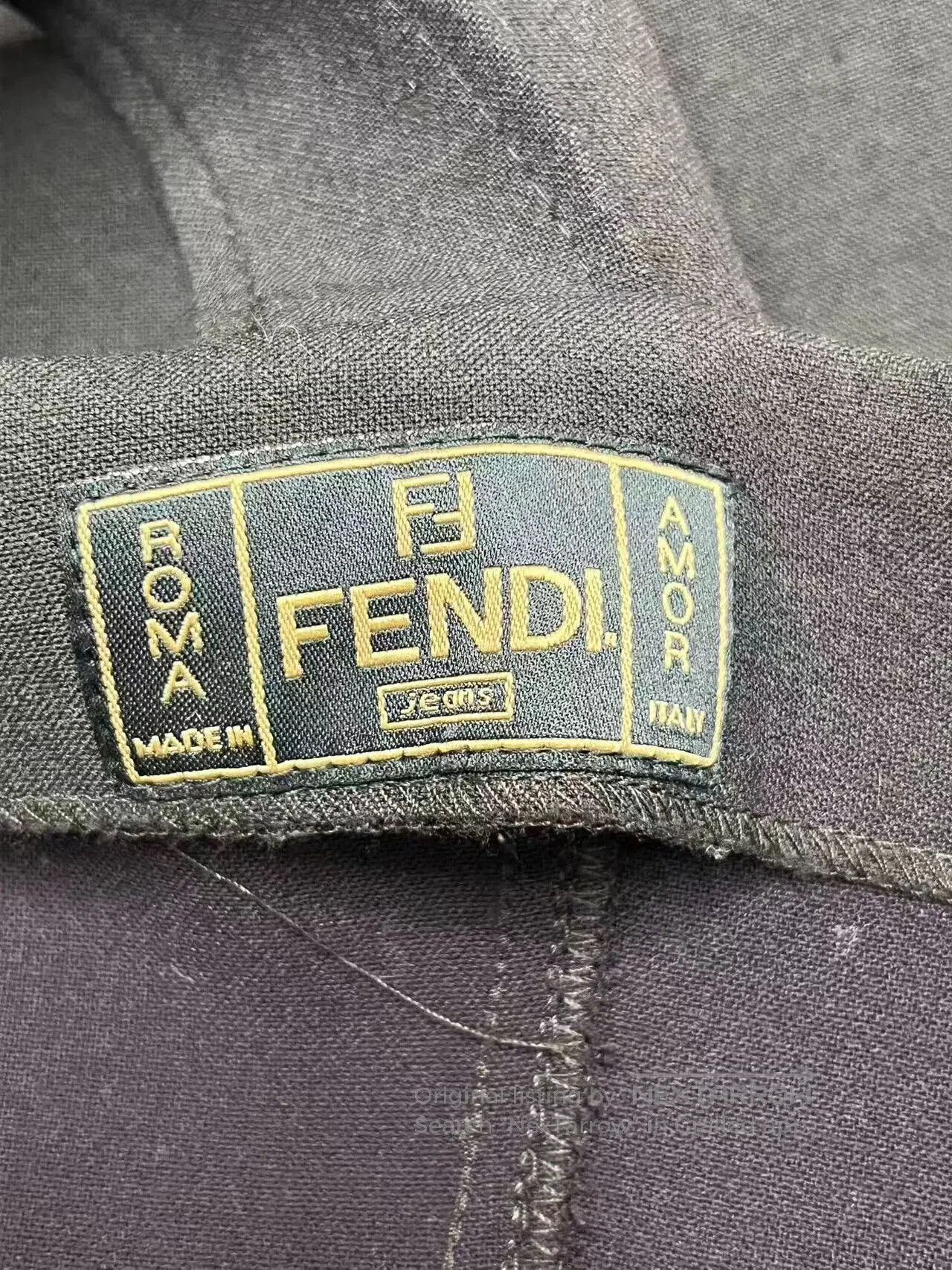 Fendi Fendi Women's Dress in Black. Size M / US 6-8 / IT 42-44 - 3 Thumbnail