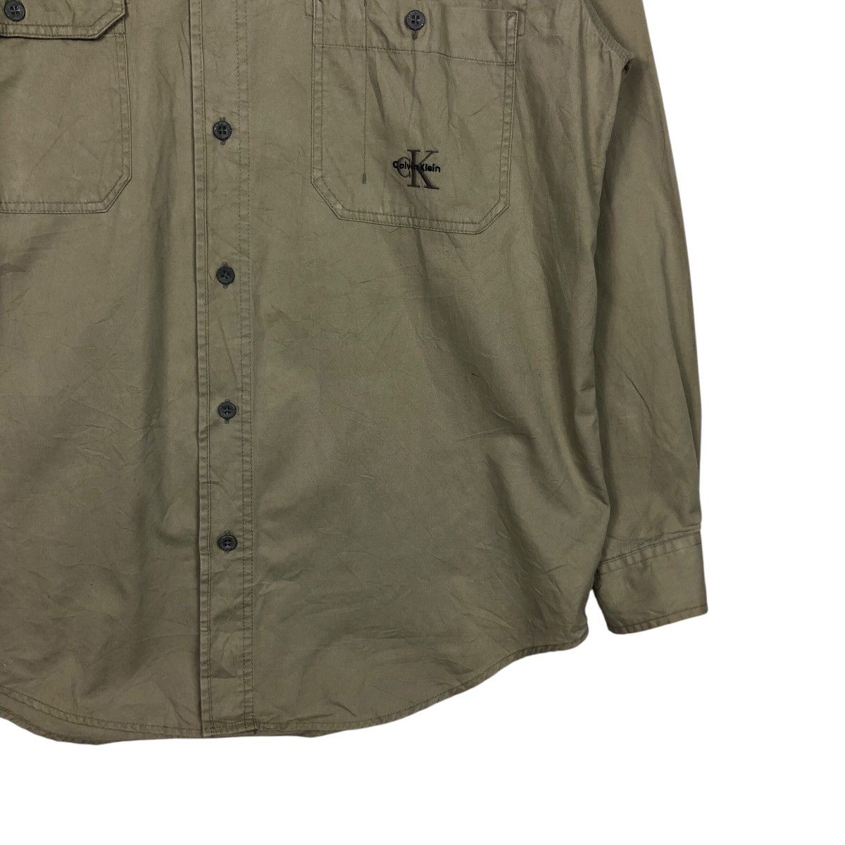 Calvin Klein × Japanese Brand 📌Vintage Chore Work Shirt Jacket Calvin Klein Jeans Size US M / EU 48-50 / 2 - 6 Thumbnail
